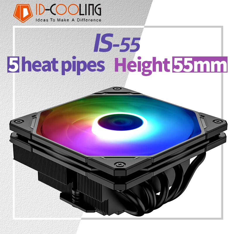 ID-COOLING IS-55 5 rura ciepln – Air Cooler Cpu recenzja i cena