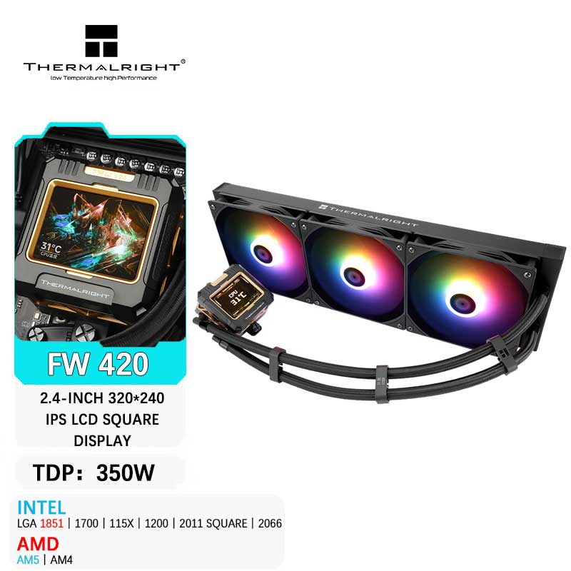 Thermalright FW 420 uniwersaln – Aio Liquid Cooler recenzja i cena